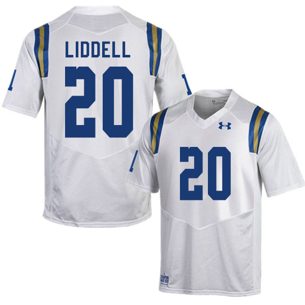 Men #20 Grady Liddell UCLA Bruins College Football Jerseys Sale-White - Click Image to Close